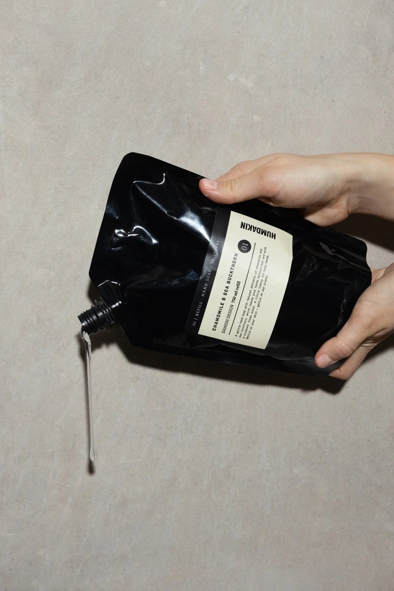 HUMDAKIN 01 Håndsæbe Refill - 750 ml. Hand Care 00 Neutral/No color